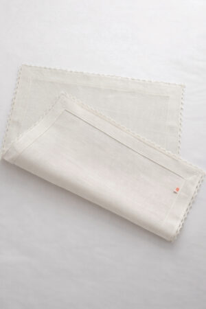 Лляна серветка в брендованому мішечку